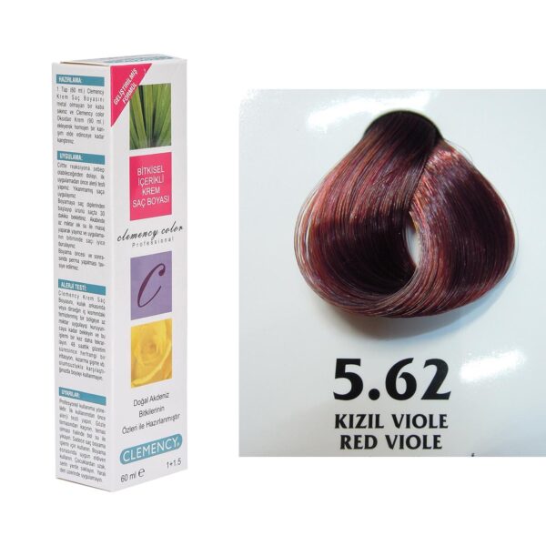 Clemency Color Kizil Viole 5.62 Tup Boya 60gr