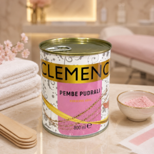 Clemency Pembe Pudralı Konserve Ağda 800ml